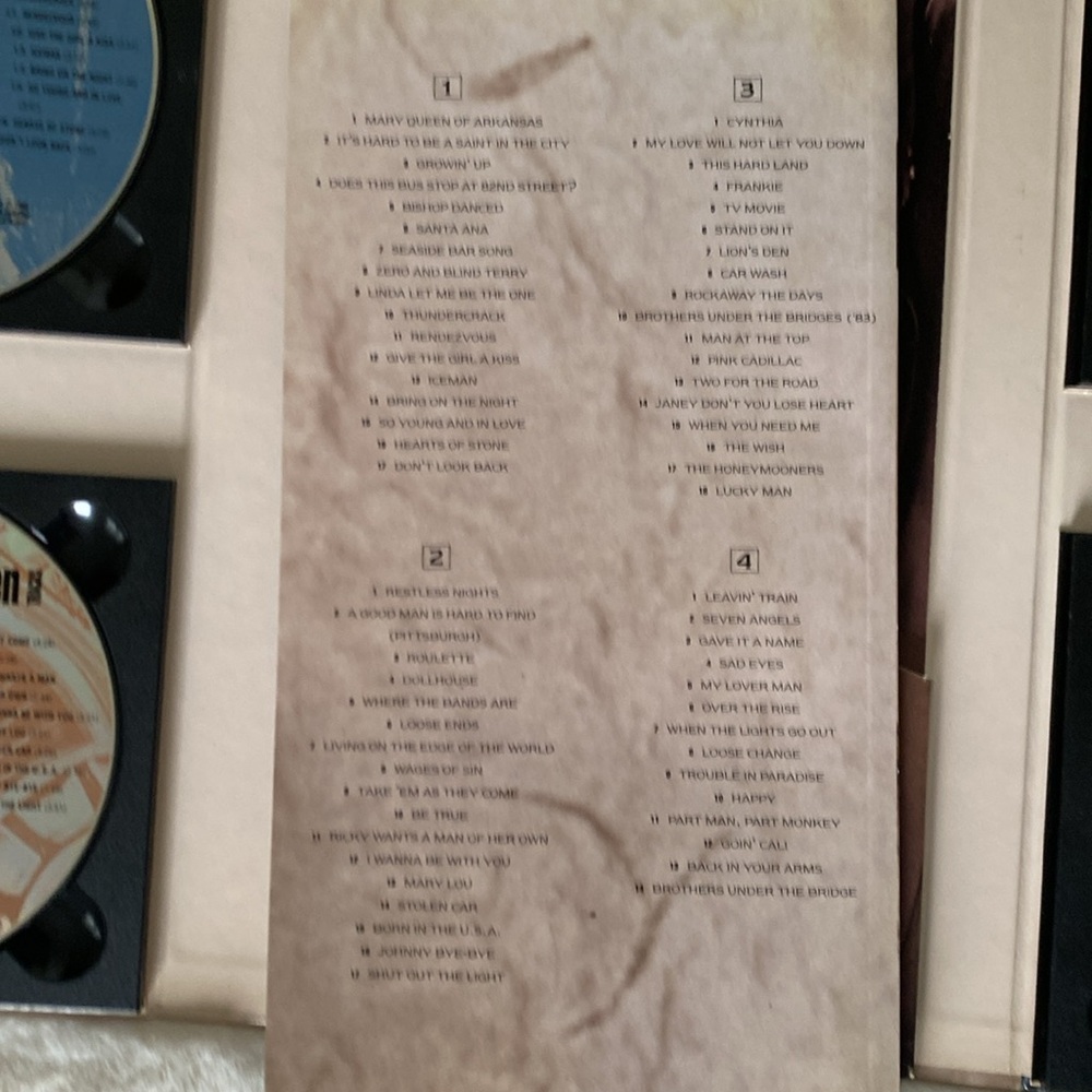 1998 Bruce Springsteen Tracks 4 Music CD Box Set - Picture 14 of 16